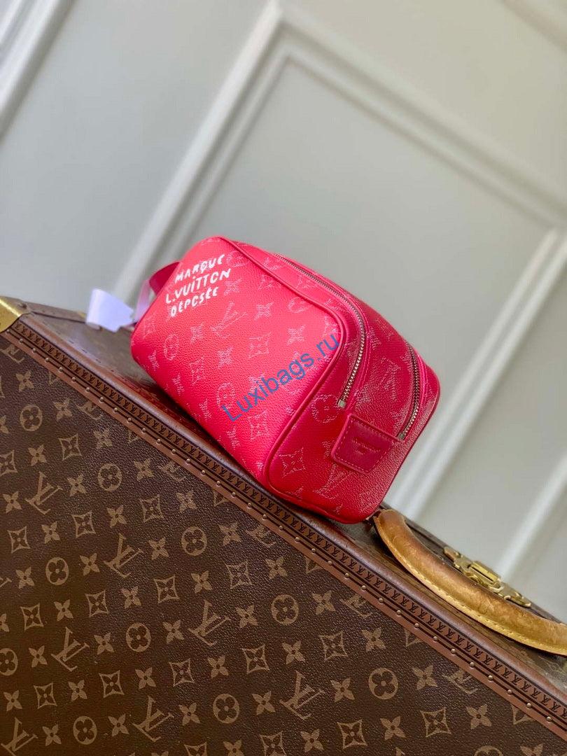 lv m26870 louis vuitton mini dopp kit bag rose pondichery pink 1 LV M26870 Louis Vuitton Mini Dopp Kit Bag Rose Pondichery Pink | lv m26870 louis vuitton mini dopp kit bag rose pondichery pink 2