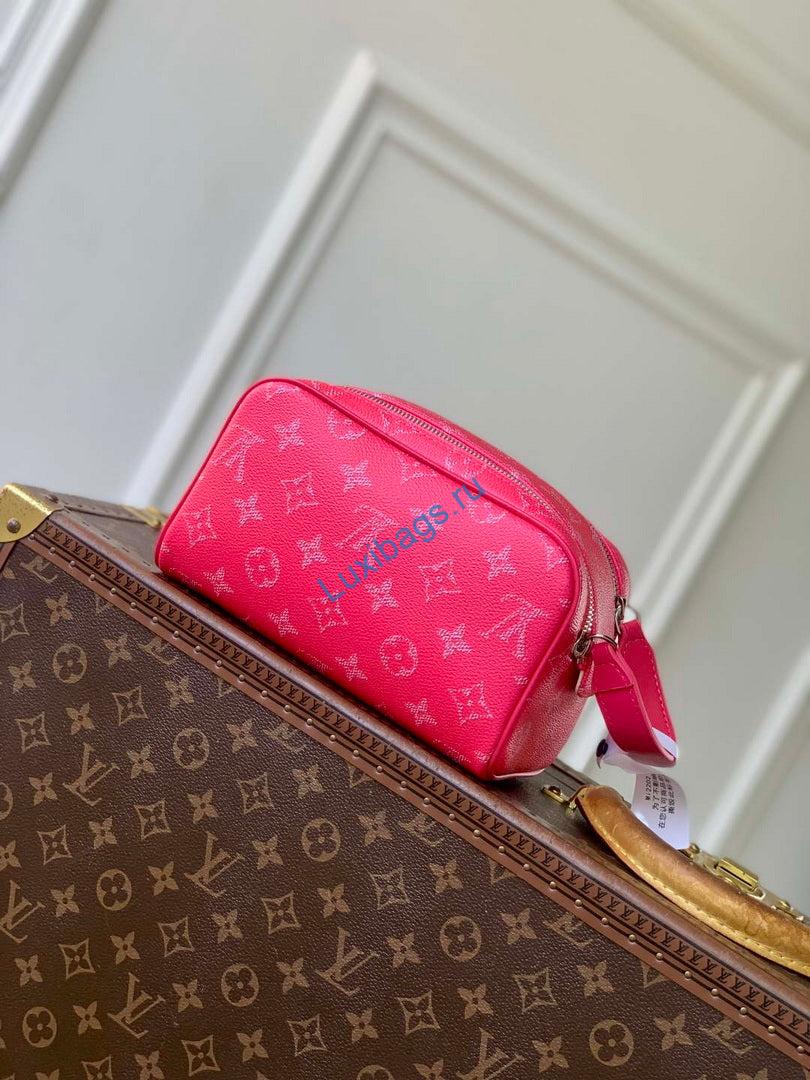 lv m26870 louis vuitton mini dopp kit bag rose pondichery pink 2 LV M26870 Louis Vuitton Mini Dopp Kit Bag Rose Pondichery Pink | lv m26870 louis vuitton mini dopp kit bag rose pondichery pink 3