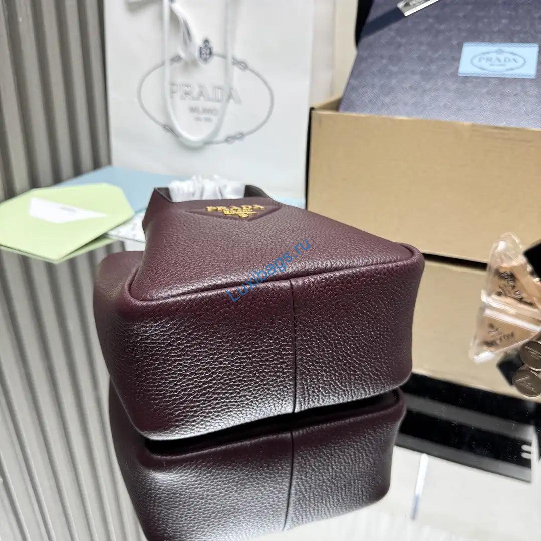 prada 1ba349 mini leather handbag wine red gold 3 Prada 1BA349 Mini leather handbag Wine red Gold | prada 1ba349 mini leather handbag 13
