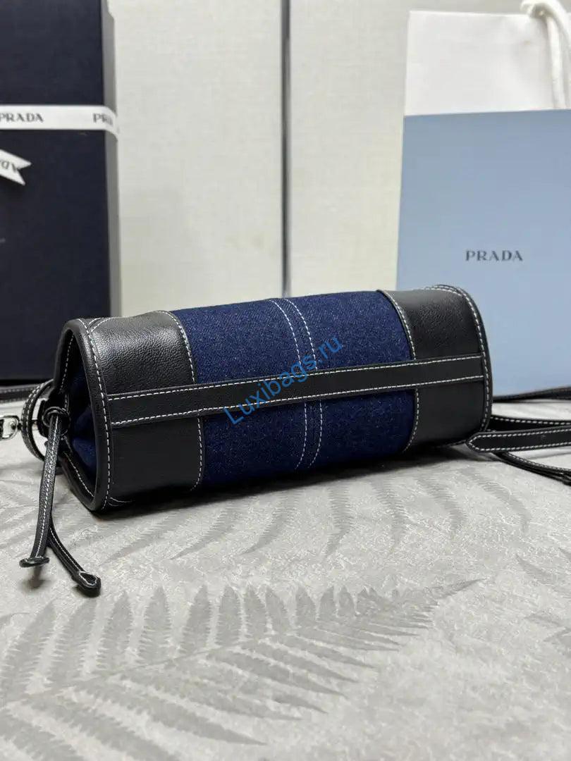prada 1ba486 bonnie denim blue mini handbag canvas black 5 Prada 1BA486 Bonnie Denim Blue mini handbag Canvas Black | prada 1ba486 bonnie leather mini handbag 69