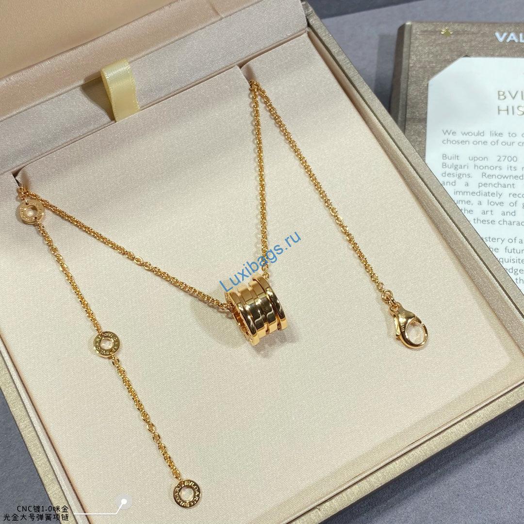 Bulgari B.zero1 series necklace Rose gold 335924