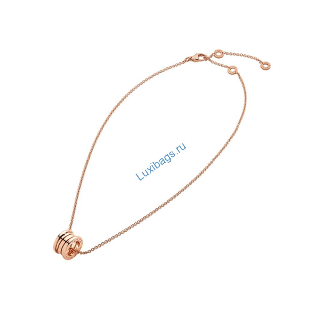 Bulgari B.zero1 series necklace Rose gold 335924 | bulgari b zero1 series necklace rose gold 335924 5