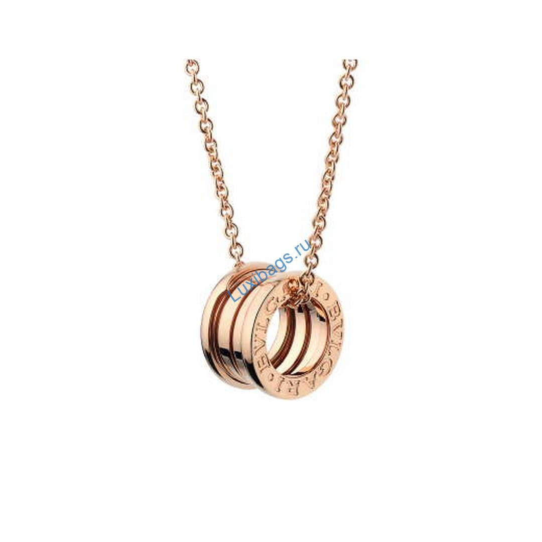 Bulgari B.zero1 series necklace Rose gold 335924 | bulgari b zero1 series necklace rose gold 335924 6