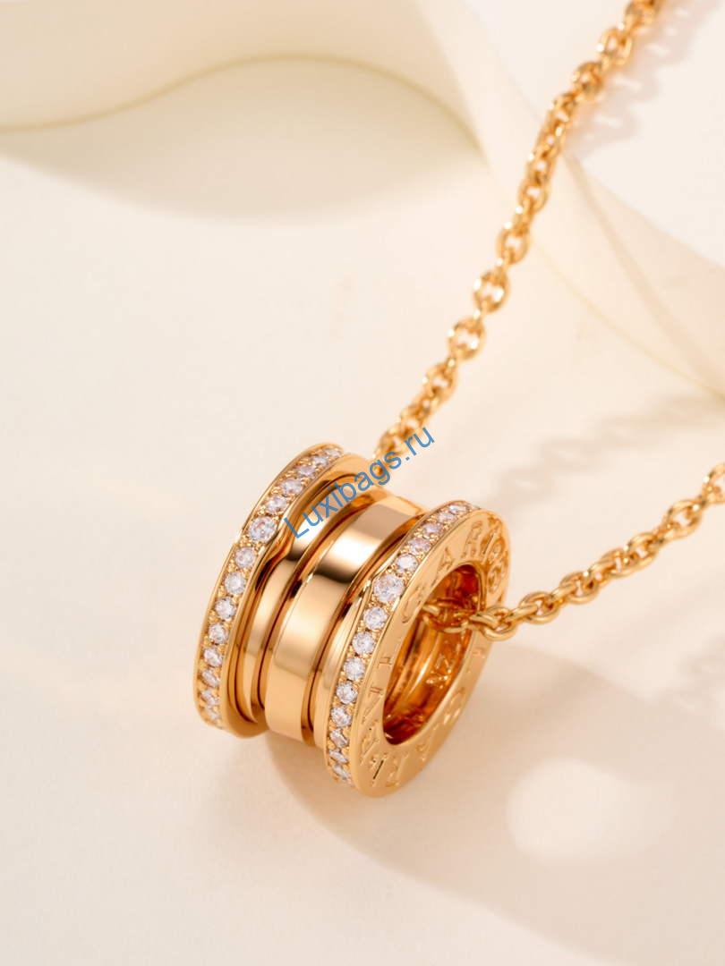 Bulgari B.zero1 series necklace Rose gold 350052 | bulgari b zero1 series necklace rose gold 350052 15