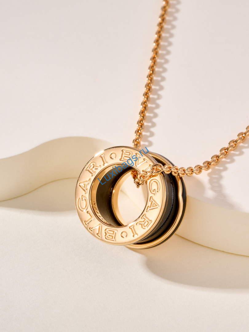 Bulgari B.zero1 series necklace Rose gold 358050 | bulgari b zero1 series necklace rose gold 358050 9