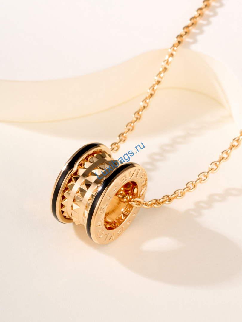 Bulgari B.zero1 series necklace Rose gold 358054 | bulgari b zero1 series necklace rose gold 358054 1