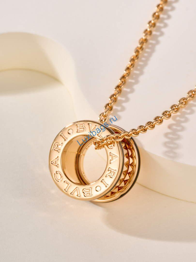 Bulgari B.zero1 series necklace Rose gold 358054 | bulgari b zero1 series necklace rose gold 358054 12