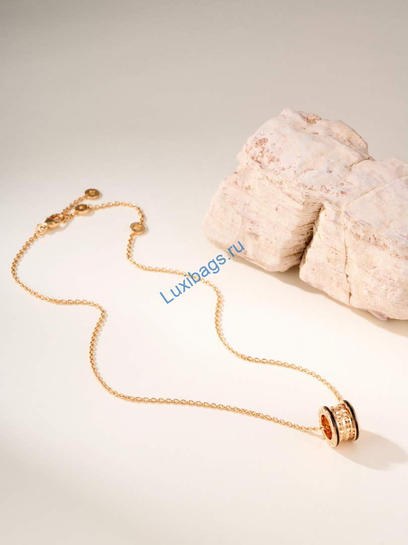 Bulgari B.zero1 series necklace Rose gold 358054 | bulgari b zero1 series necklace rose gold 358054 2