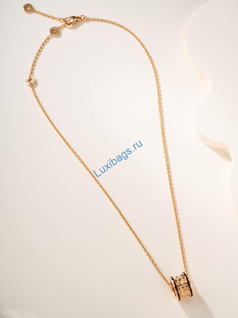 Bulgari B.zero1 series necklace Rose gold 358054 | bulgari b zero1 series necklace rose gold 358054 3