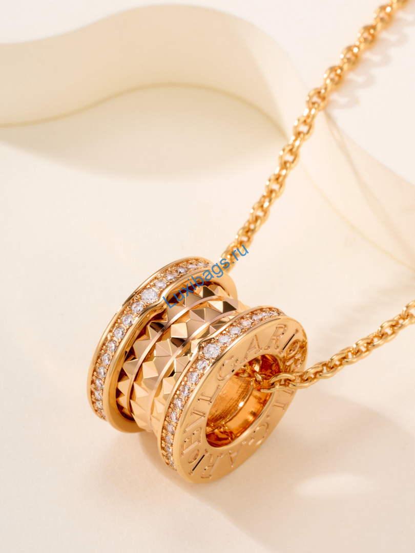 Bulgari B.zero1 series necklace Rose gold 360248 | bulgari b zero1 series necklace rose gold 360248 10