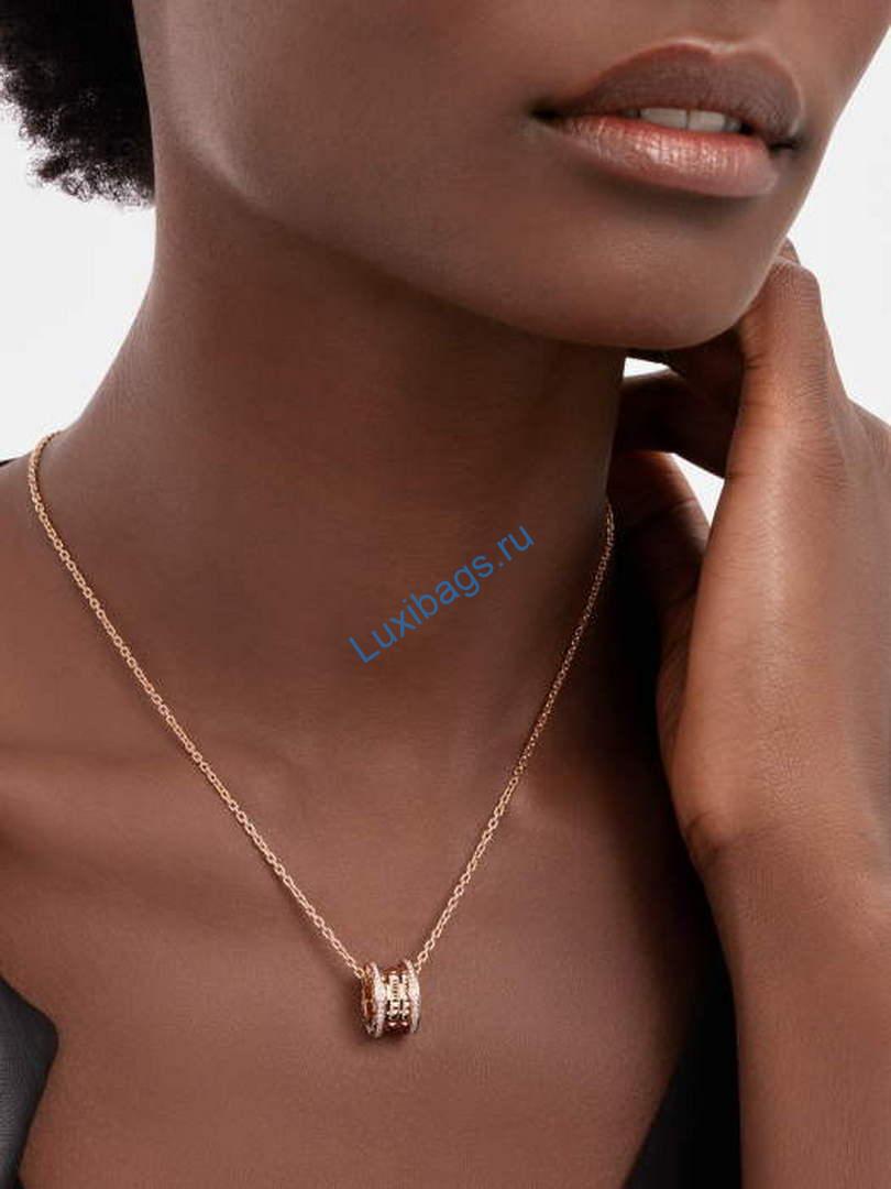Bulgari B.zero1 series necklace Rose gold 360248 | bulgari b zero1 series necklace rose gold 360248 3