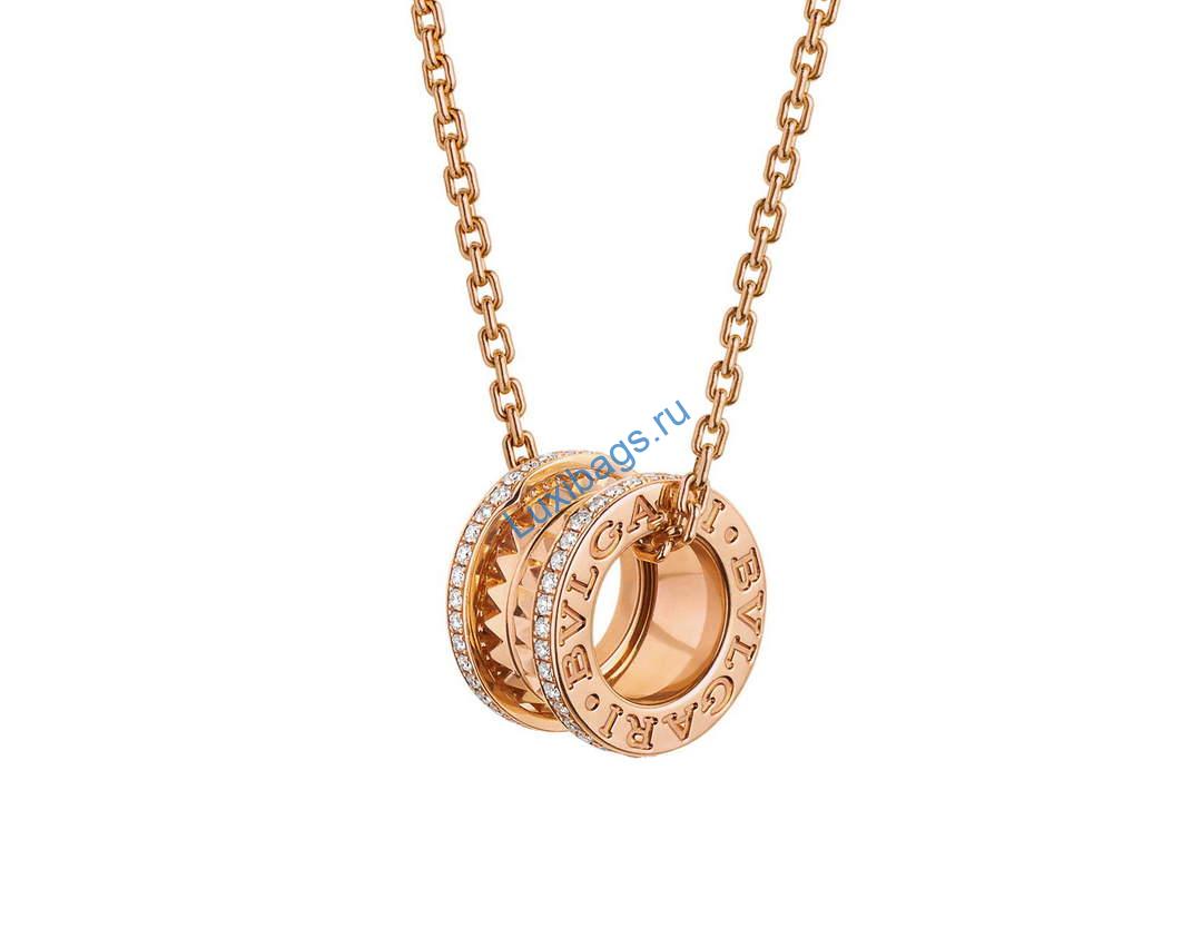 Bulgari B.zero1 series necklace Rose gold 360248 | bulgari b zero1 series necklace rose gold 360248 6