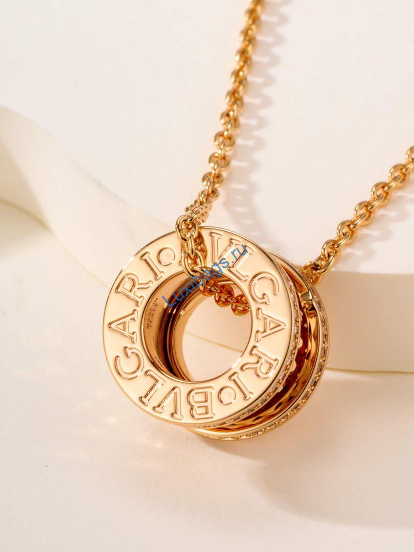 Bulgari B.zero1 series necklace Rose gold 360248 | bulgari b zero1 series necklace rose gold 360248 9