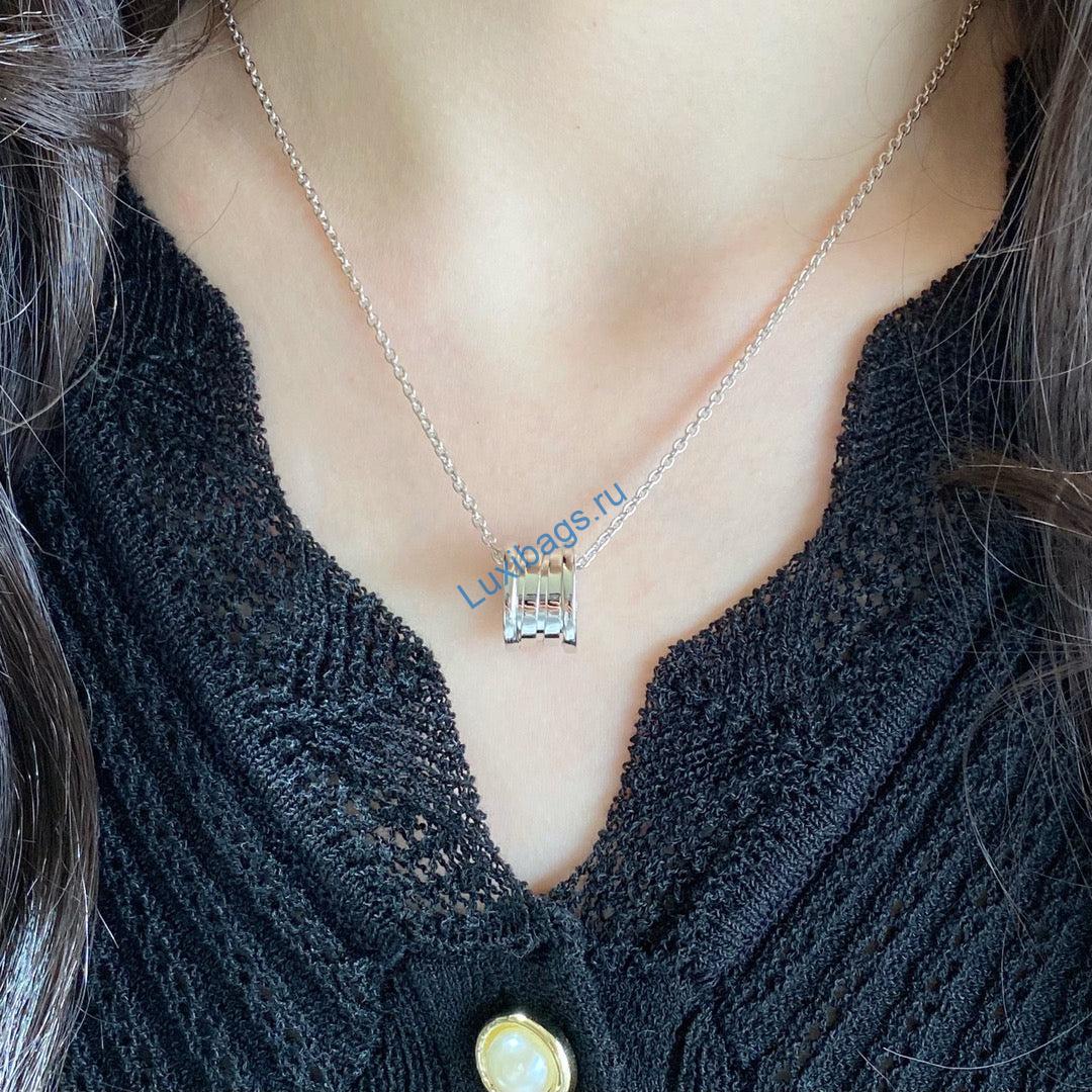 Bulgari B.zero1 series necklace White gold 358347 | bulgari b zero1 series necklace white gold 358347 2
