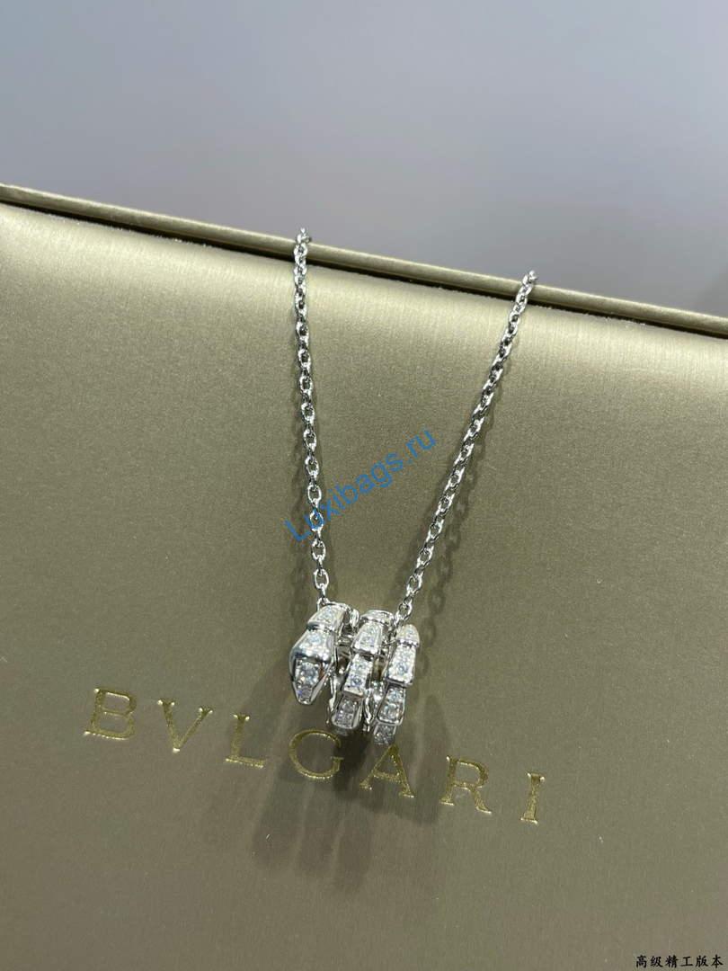 Bulgari Serpenti Viper Necklace White gold 357795-2