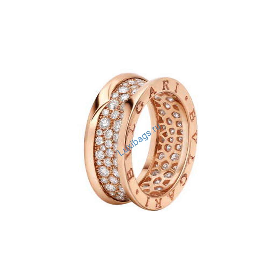 Bvlgari B.zero1 Ring Rose gold diamonds 361146