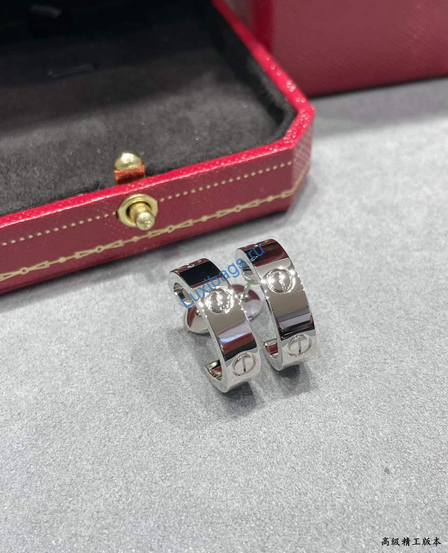 Cartier B8022502 LOVE earrings White gold | cartier b8022502 love earrings white gold 2