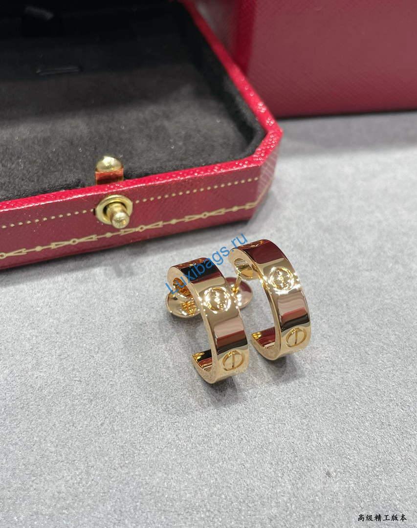Cartier B8022503 LOVE earrings Rose gold | cartier b8022503 love earrings rose gold 3