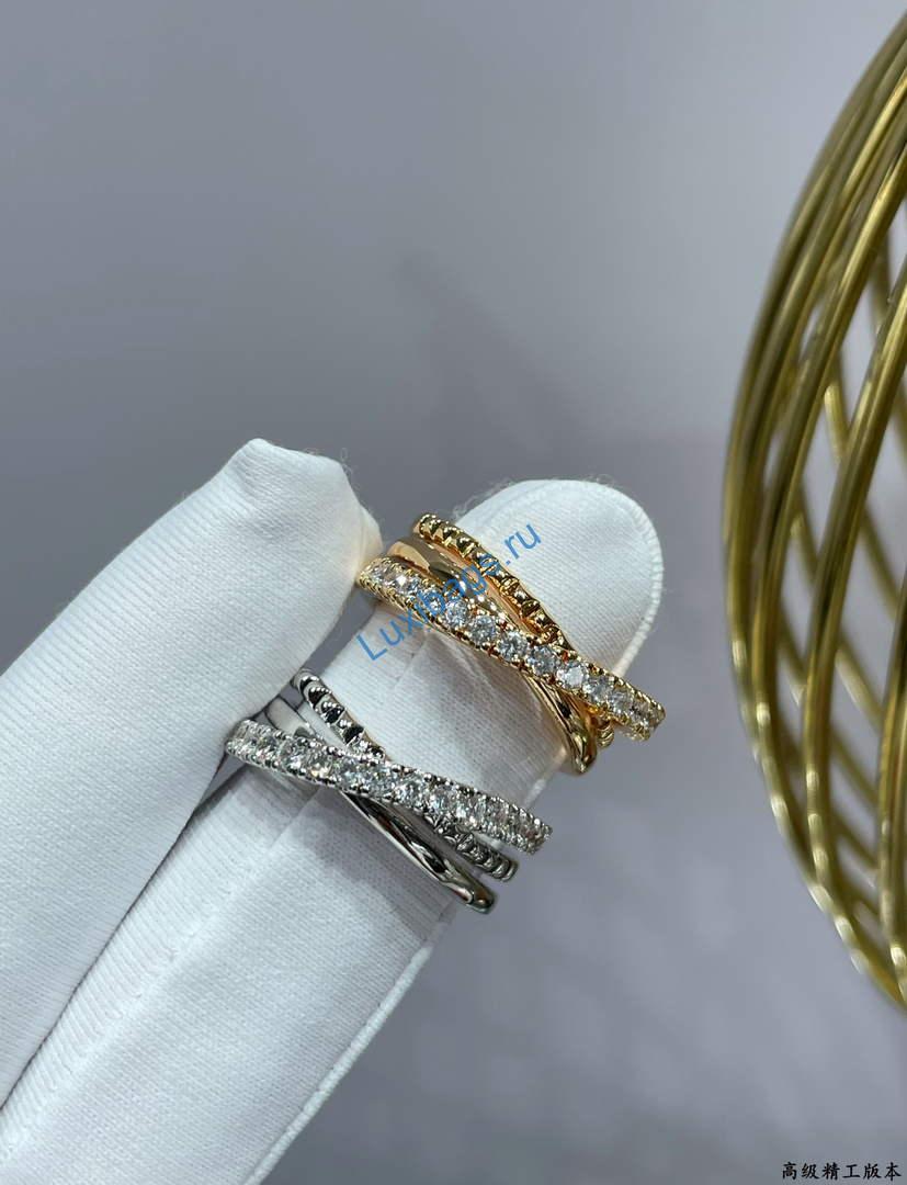 Cartier etincelle de cartier ring semi paved B4230200 Rose gold | cartier etincelle de cartier ring semi paved b4230200 rose gold 8