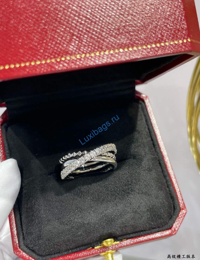 Cartier etincelle de cartier ring semi paved B4230300 White gold | cartier etincelle de cartier ring semi paved b4230300 white gold 12