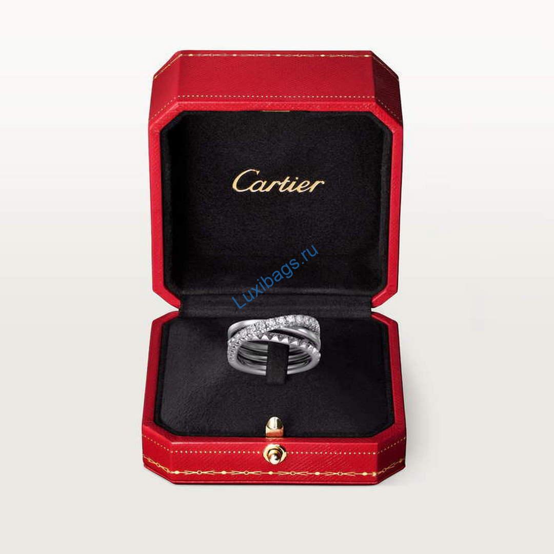 Cartier etincelle de cartier ring semi paved B4230300 White gold | cartier etincelle de cartier ring semi paved b4230300 white gold 7