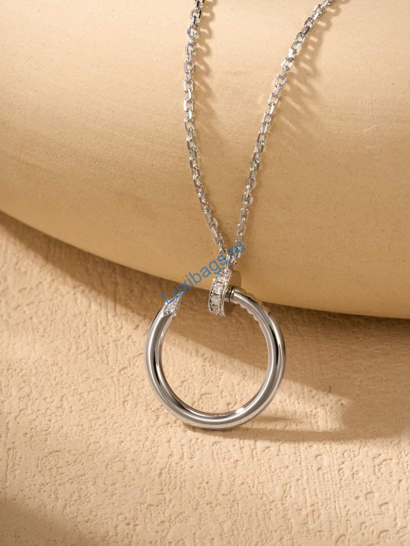 Cartier juste un clou pendant diamonds B7224891 white gold | cartier juste un clou pendant diamonds b7224891 white gold 4