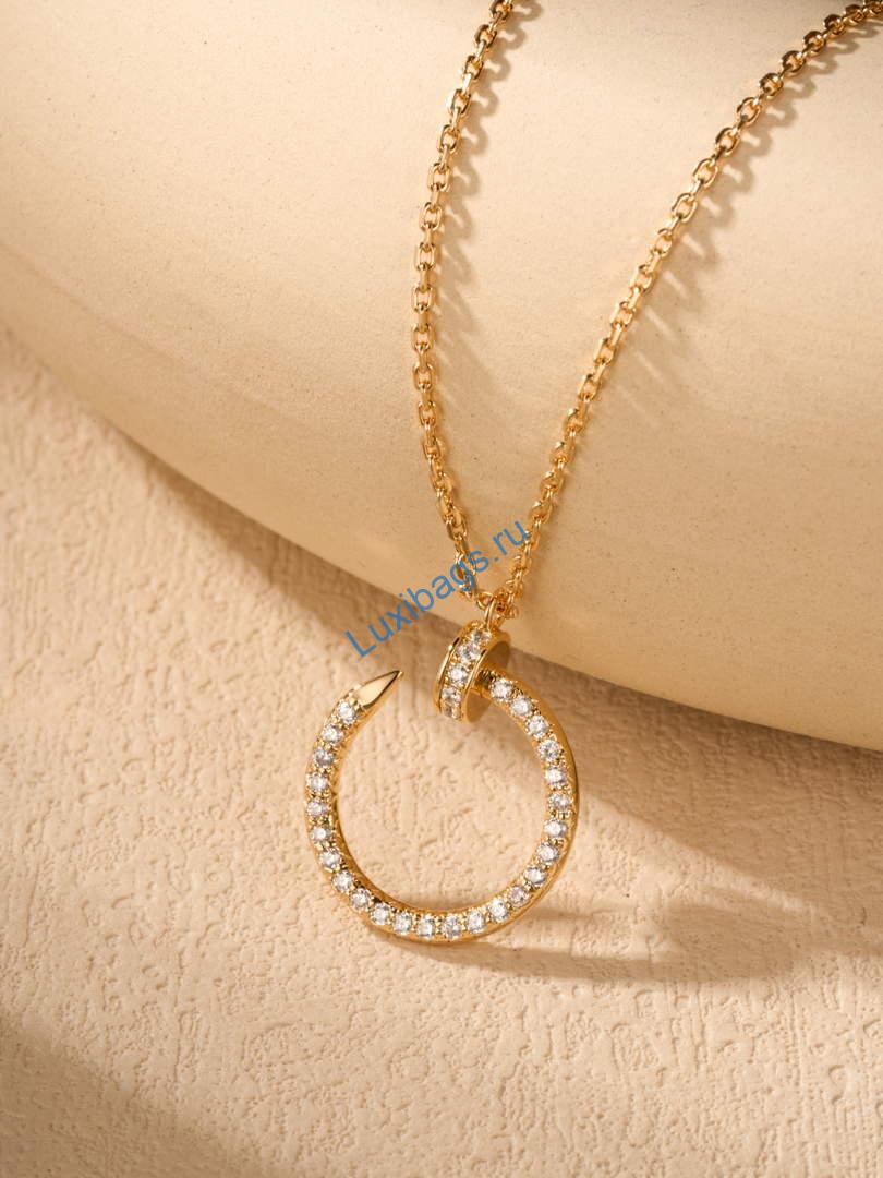 Cartier juste un clou pendant diamonds B7224893 rose gold | cartier juste un clou pendant diamonds b7224893 rose gold 5