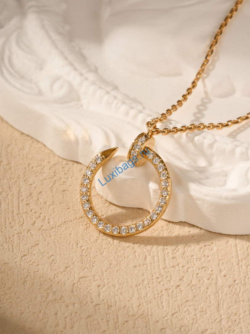 Cartier juste un clou pendant diamonds B7224893 rose gold | cartier juste un clou pendant diamonds b7224893 rose gold 6