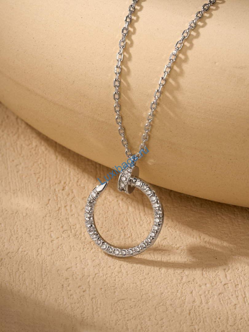 Cartier juste un clou pendant diamonds B7224897 white gold | cartier juste un clou pendant diamonds b7224897 white gold 4