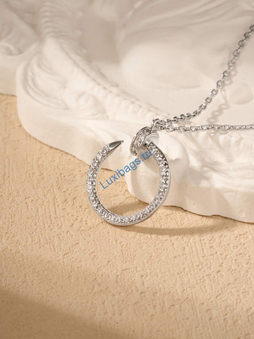 Cartier juste un clou pendant diamonds B7224897 white gold | cartier juste un clou pendant diamonds b7224897 white gold 5