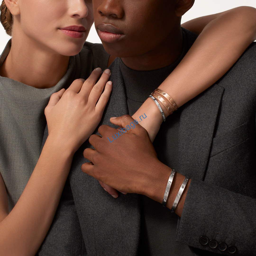 Cartier Love Bracelet classic model brushed 4 diamonds B6080017 rose Gold | cartier love bracelet classic model brushed 4 diamonds b6080017 rose gold 4