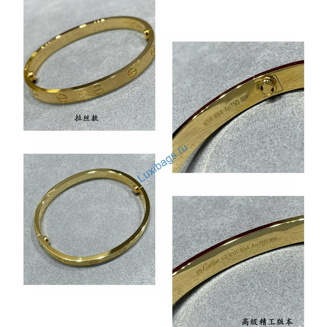 Cartier Love Bracelet classic model brushed B6077017 Yellow Gold | cartier love bracelet classic model brushed b6077017 yellow gold 10
