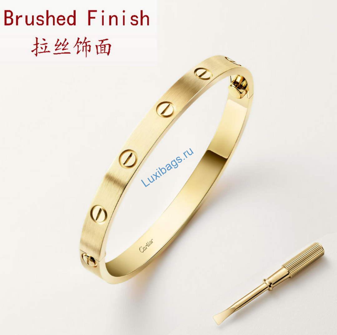Cartier Love Bracelet classic model brushed B6077017 Yellow Gold | cartier love bracelet classic model brushed b6077017 yellow gold 2