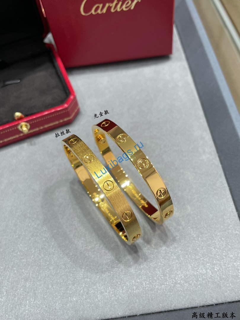 Cartier Love Bracelet classic model brushed B6077017 Yellow Gold | cartier love bracelet classic model brushed b6077017 yellow gold 7