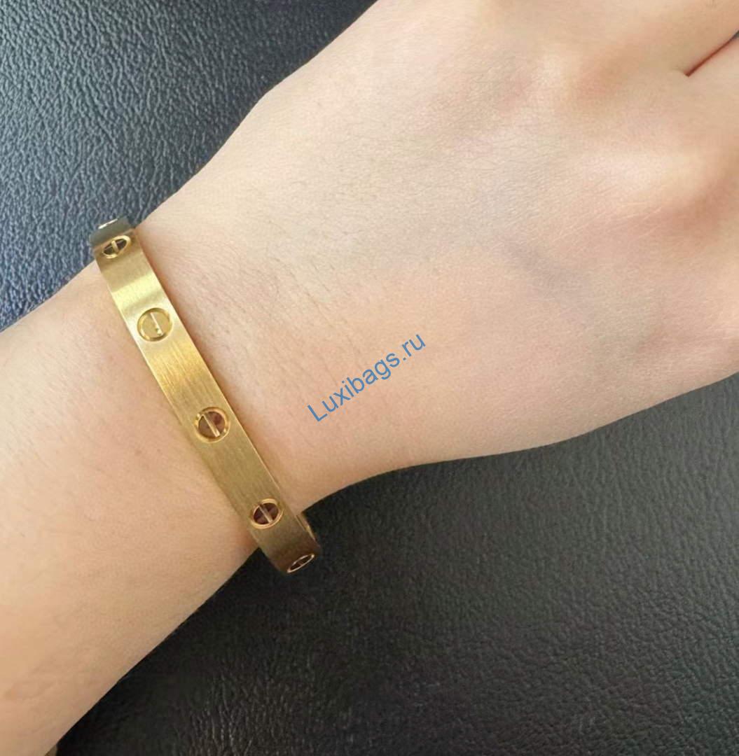 Cartier Love Bracelet classic model brushed B6077017 Yellow Gold | cartier love bracelet classic model brushed b6077017 yellow gold 8