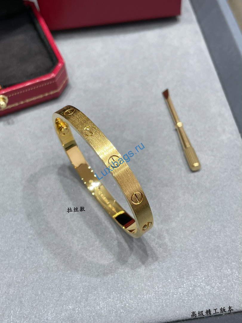 Cartier Love Bracelet classic model brushed B6077017 Yellow Gold | cartier love bracelet classic model brushed b6077017 yellow gold 9