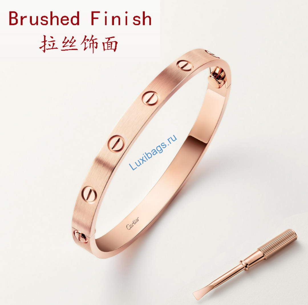 Cartier Love Bracelet classic model brushed B6079917 rose Gold | cartier love bracelet classic model brushed b6079917 rose gold 4