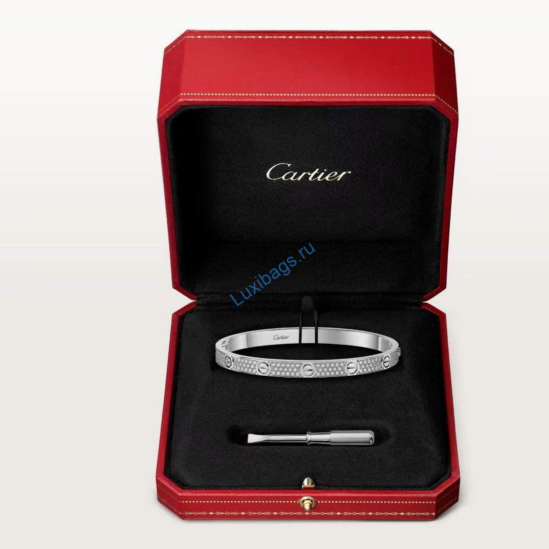 Cartier love bracelet medium model paved CRN6737617 white gold | cartier love bracelet medium model paved crn6737617 white gold 5 ce7f0506 e4d7 4cb9 afe6 094ef4a99343