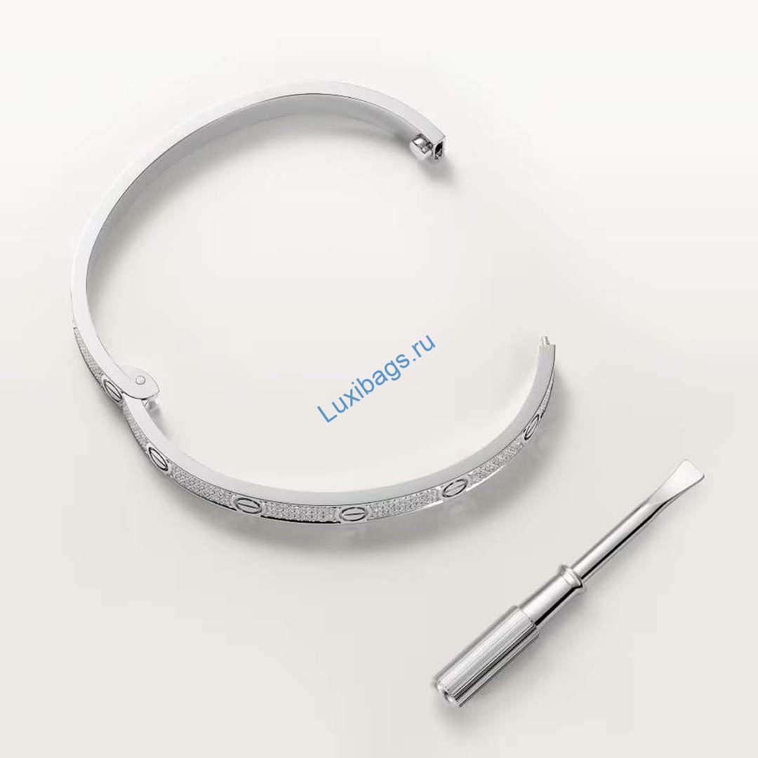 Cartier love bracelet medium model paved CRN6737617 white gold | cartier love bracelet medium model paved crn6737617 white gold 6 6cb6013d 0df4 4658 b0b3 744acf30cd54