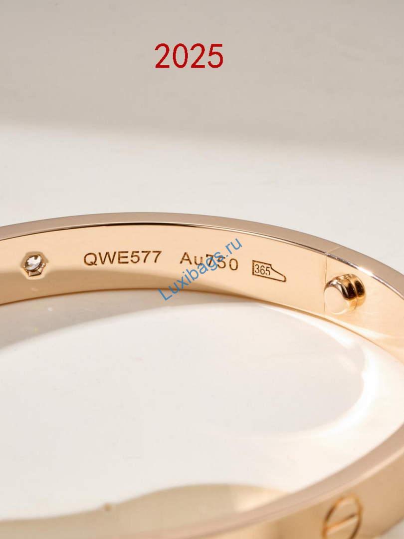 Cartier love bracelet single screw closure classic model 4 diamonds B6082017 rose Gold | cartier love bracelet single screw closure classic model 4 diamonds b6082017 rose gold 4