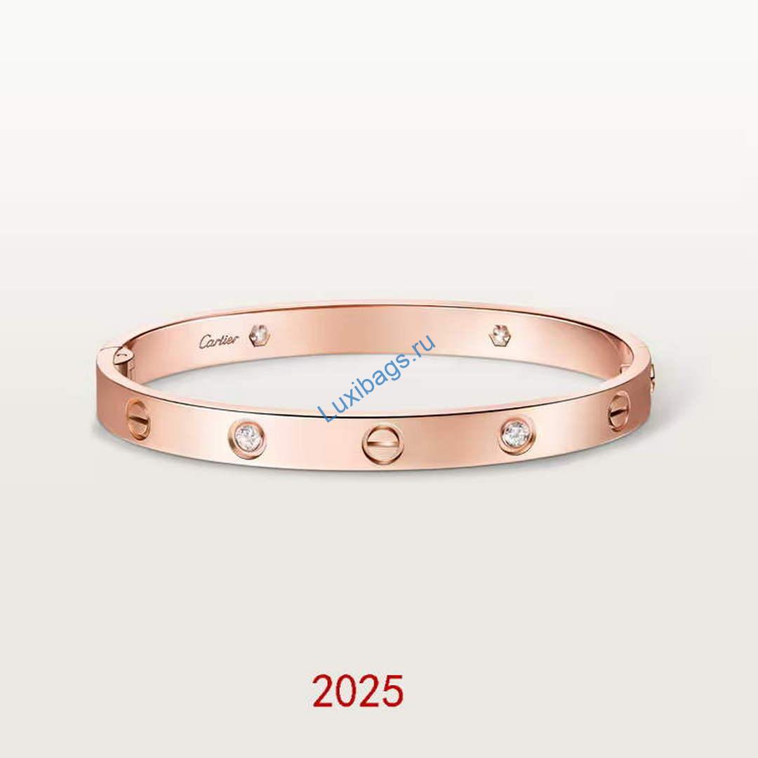 Cartier love bracelet single screw closure classic model 4 diamonds B6082017 rose Gold | cartier love bracelet single screw closure classic model 4 diamonds b6082017 rose gold 7