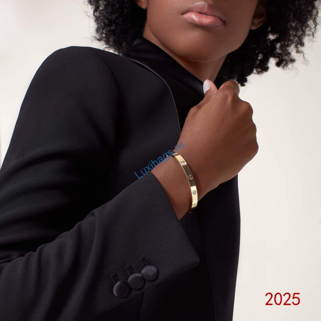 Cartier love bracelet single screw closure classic model 4 diamonds B6082117 Yellow Gold | cartier love bracelet single screw closure classic model 4 diamonds b6082117 yellow gold 11