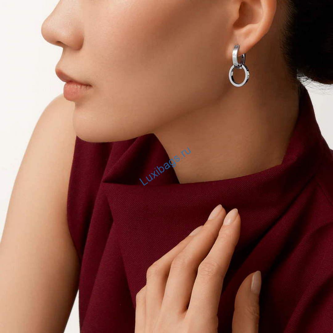 Cartier love earrings multiwear B8301500 white gold | cartier love earrings multiwear b8301500 white gold 3