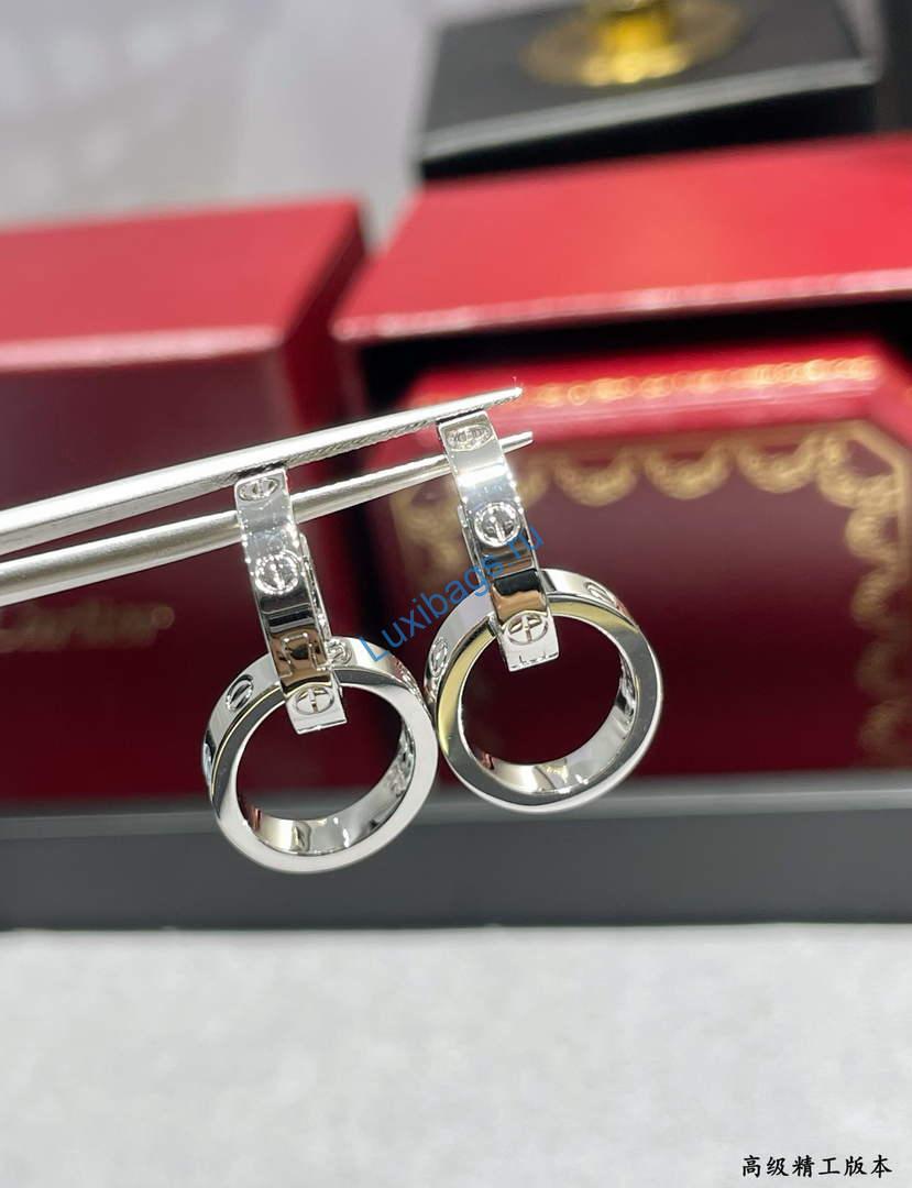 Cartier love earrings multiwear B8301500 white gold | cartier love earrings multiwear b8301500 white gold 5