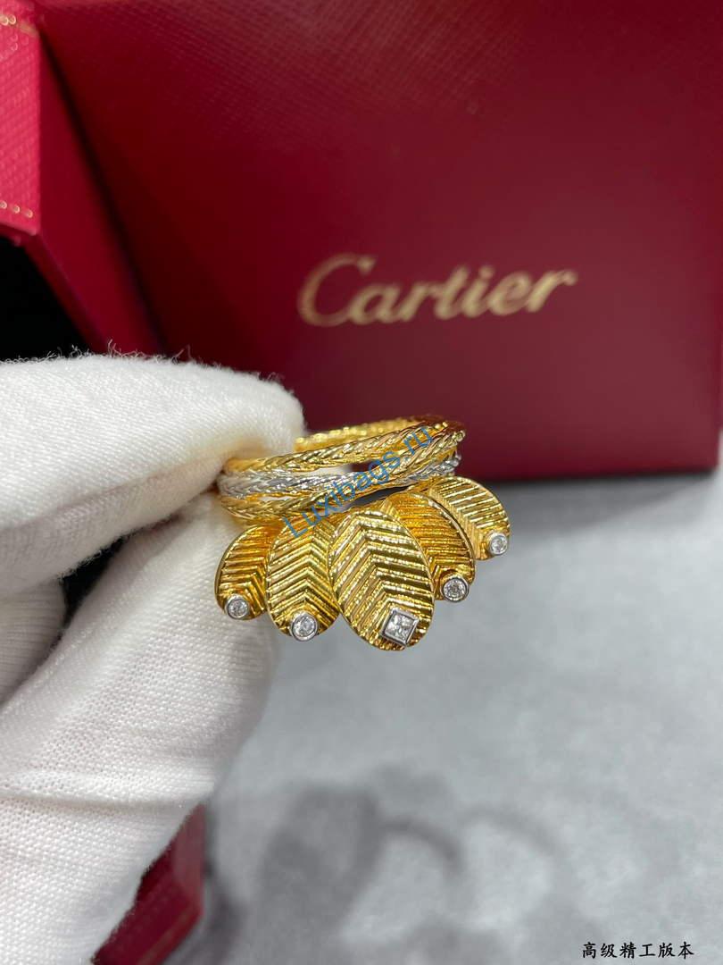 Cartier N4804700 Grain de café ring yellow gold | cartier n4804700 grain de cafe ring yellow gold 4