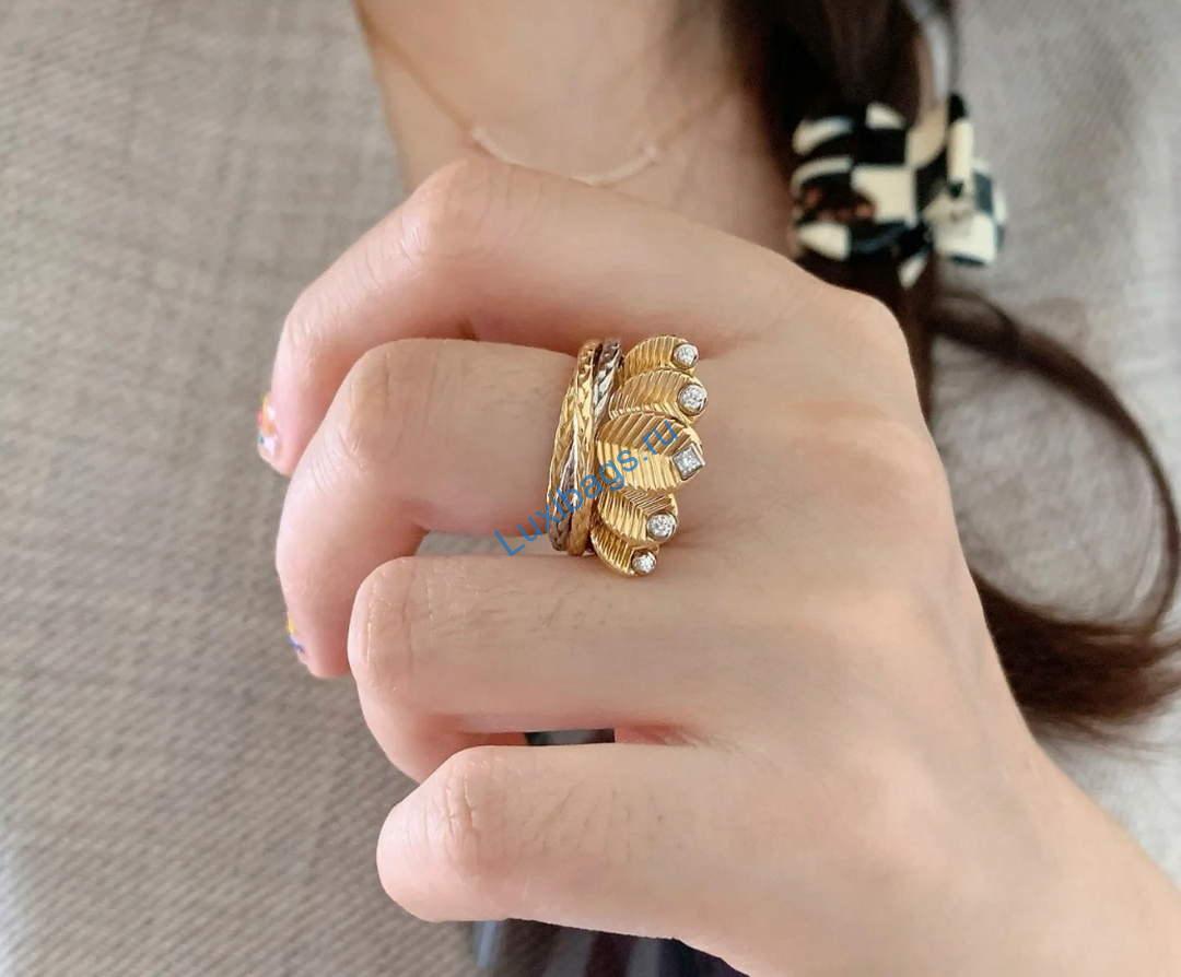 Cartier N4804700 Grain de café ring yellow gold | cartier n4804700 grain de cafe ring yellow gold 5