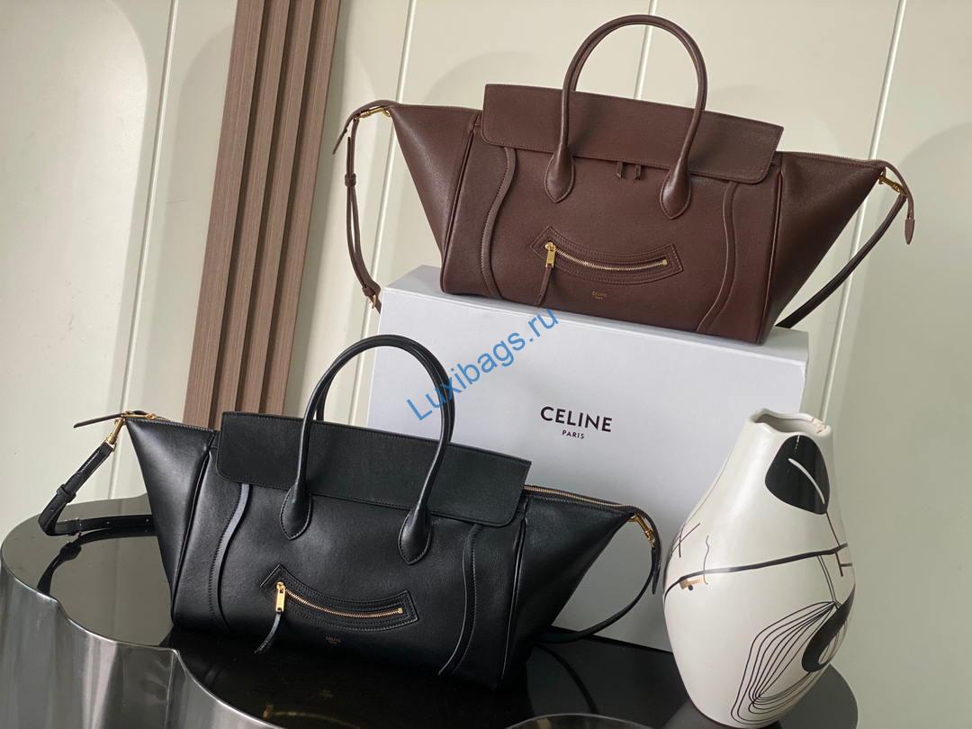 celine l100e3gw2 medium new luggage in supple shiny lambskin brown red 9 Celine L100E3GW2 MEDIUM NEW LUGGAGE IN SUPPLE SHINY LAMBSKIN Brown Red | celine l100e3gw2 medium new luggage in supple shiny lambskin 19