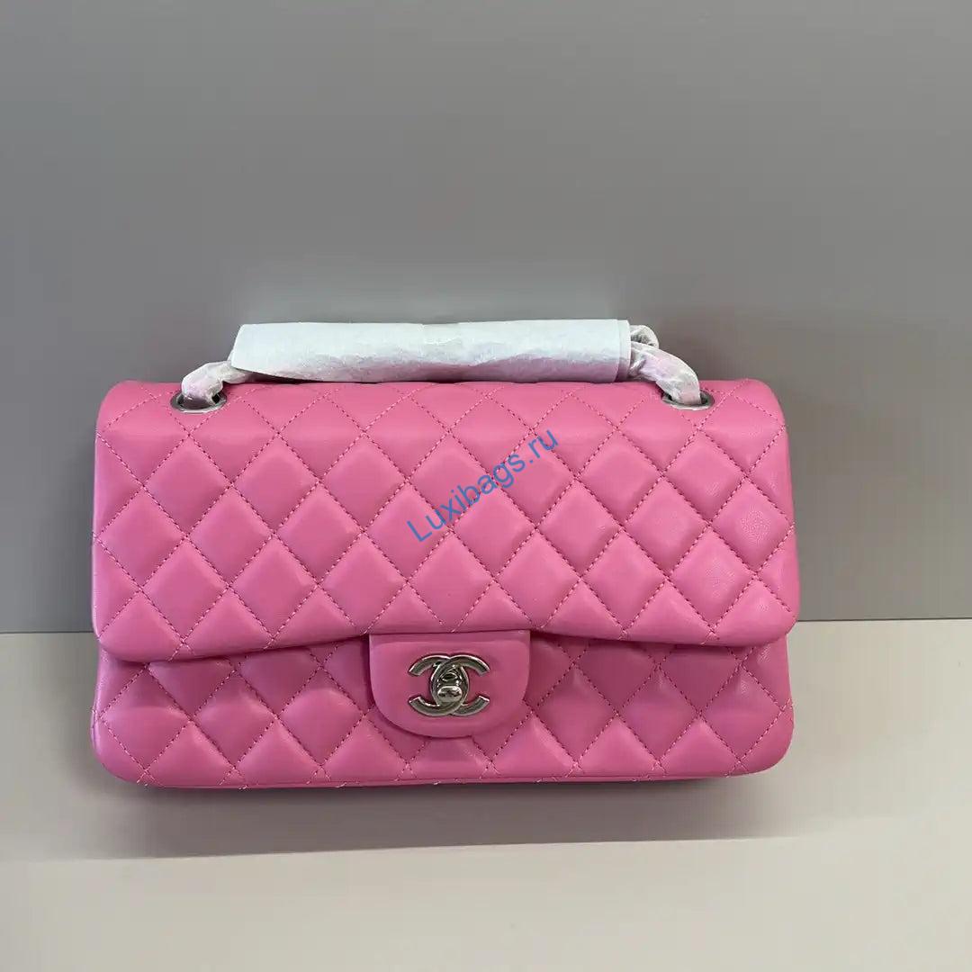 Chanel A01112 Flap Classic 11.12 Handbag Lambskin Pink | chanel a01112 flap classic 11 12 handbag lambskin 227