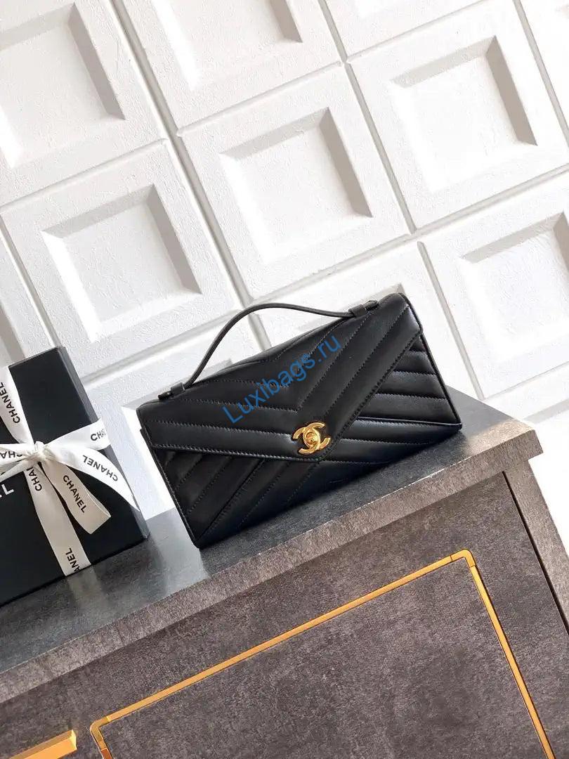 Chanel AS9100 26X Series Clutch Bag AS6646 Black