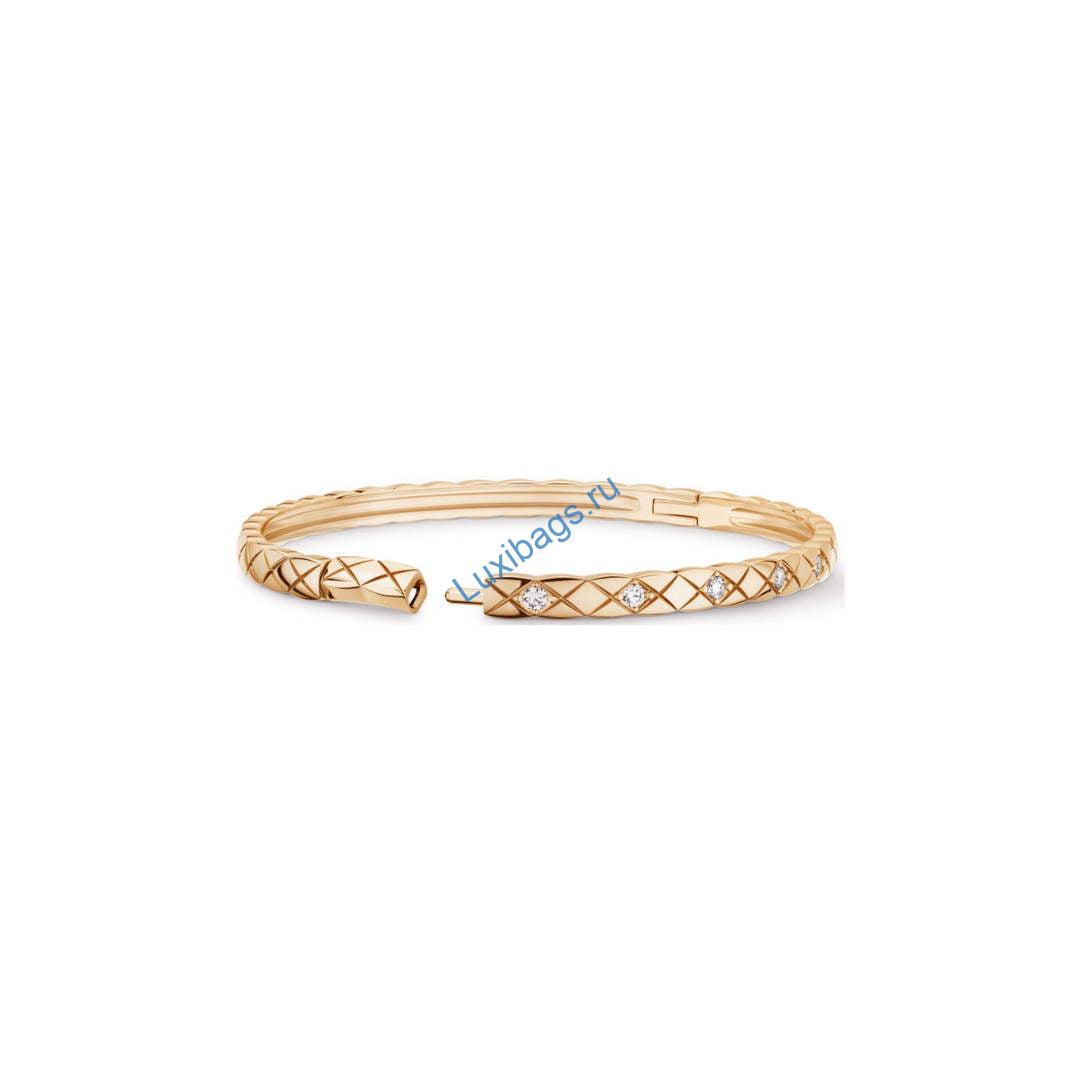 Chanel Fine Jewellery Coco Crush Bracelet J12326 Rose Gold diamonds | chanel fine jewellery coco crush bracelet j12326 rose gold diamonds 6